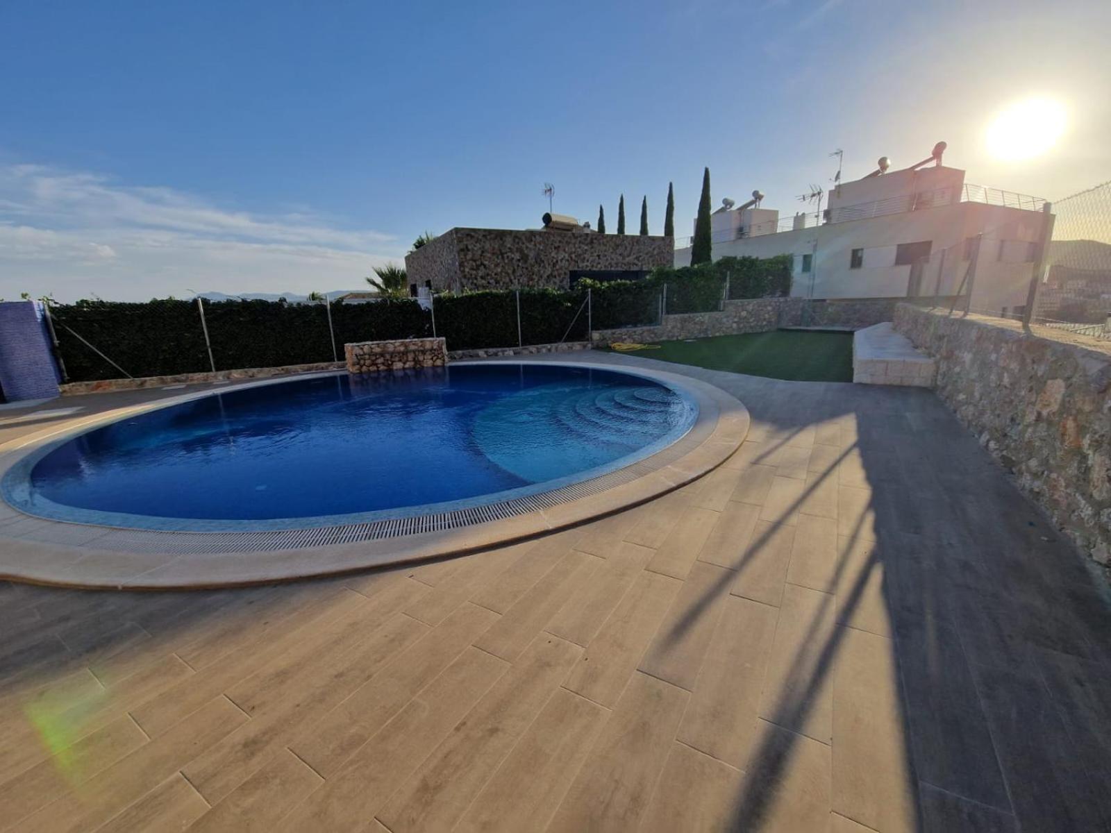 Casa Buena Vista Con Piscina Y Ascensor Villa Cullera Kültér fotó