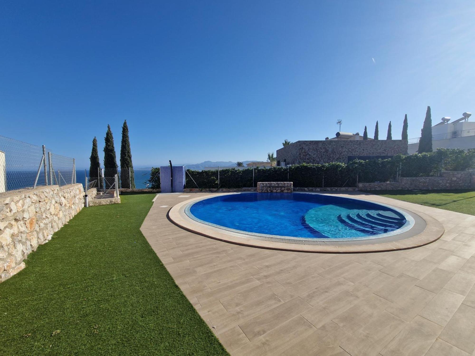 Casa Buena Vista Con Piscina Y Ascensor Villa Cullera Kültér fotó
